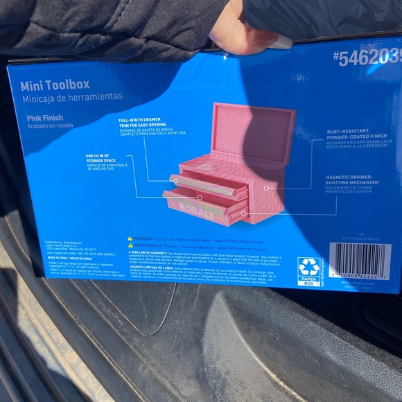 Kobalt Mini PINK toolbox - Picture 5 of 6